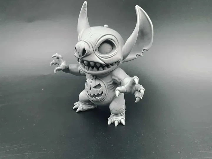 Колекційна друкована фігурка Стіч (Stitch) Хелловін для фанатів аніме та декору. Aivory - изображение 6