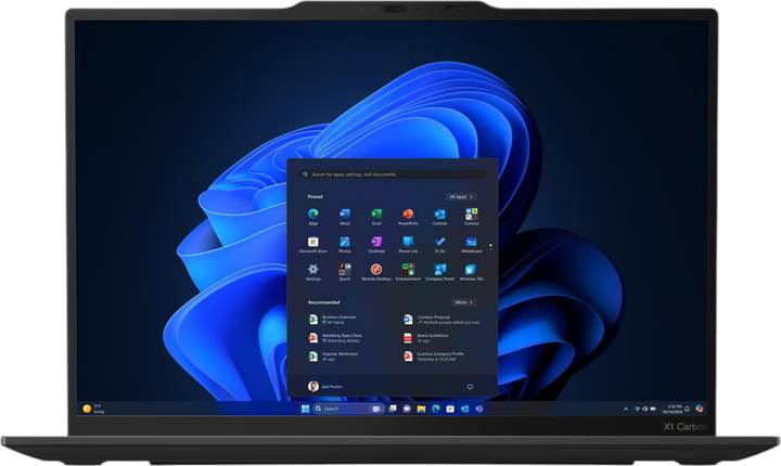 Laptop Lenovo ThinkPad X1 Carbon G13 Aura Edition (21NX00FPMH) Black Paint - obraz 2