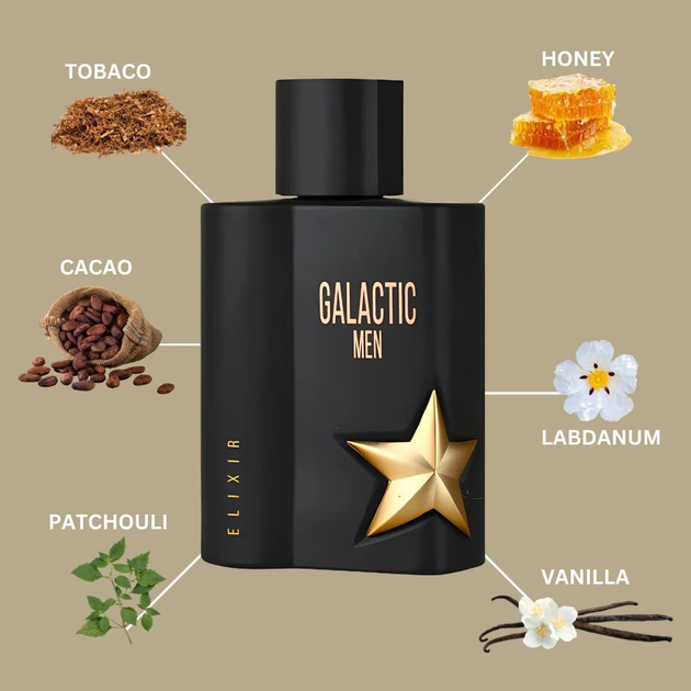 Woda perfumowana męska Maison Alhambra Galactic Men Elixir 100 ml (6290362340522) - obraz 3