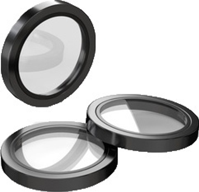 Захисне скло Etteri Camera Lens Protector для Apple iPhone 16 Pro / 16 Pro Max Black (5907504523798) - зображення 1