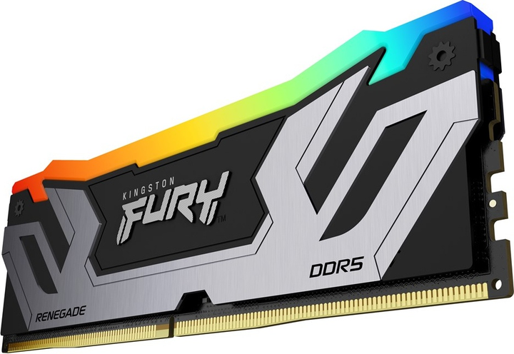 Оперативна пам'ять Kingston Fury DDR5-8400 49152MB PC5-67200 (Kit of 2x24576) Renegade RGB Black (KF584CU40RSAK2-48) - зображення 6