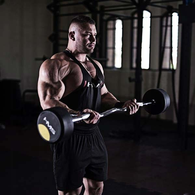 Sztanga HMS GSL-25 25 kg (5907695564624) - obraz 5