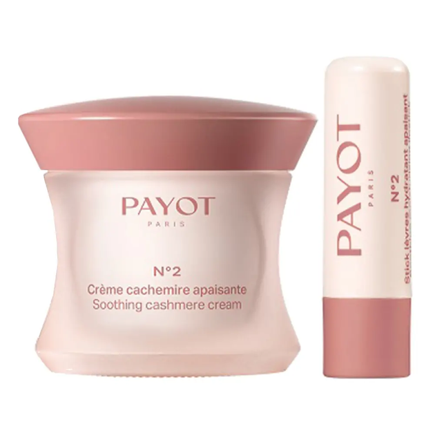 Набір для догляду за обличчям Payot Creme №2 Rituel Apaisan Бальзам для губ 4.5 г + Крем для обличчя 50 мл (3390150590924) - зображення 2