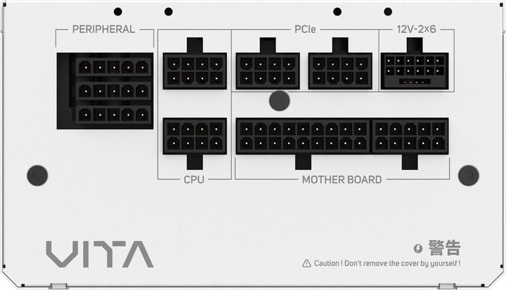 Блок живлення FSP VITA GM 850W White (PPA8504214) - зображення 3