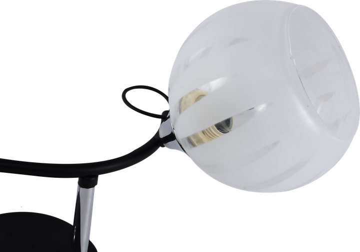 Декоративная люстра INTEREES IS XA1259B/2 Black Chrome на 2 плафона - изображение 4