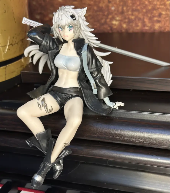 Аниме фигурка Lappland | Волчица Лаппланд | Arknights | Furyu Noodle Stopper | коллекционная статуэтка 15 см | PVC (GS903) - изображение 2