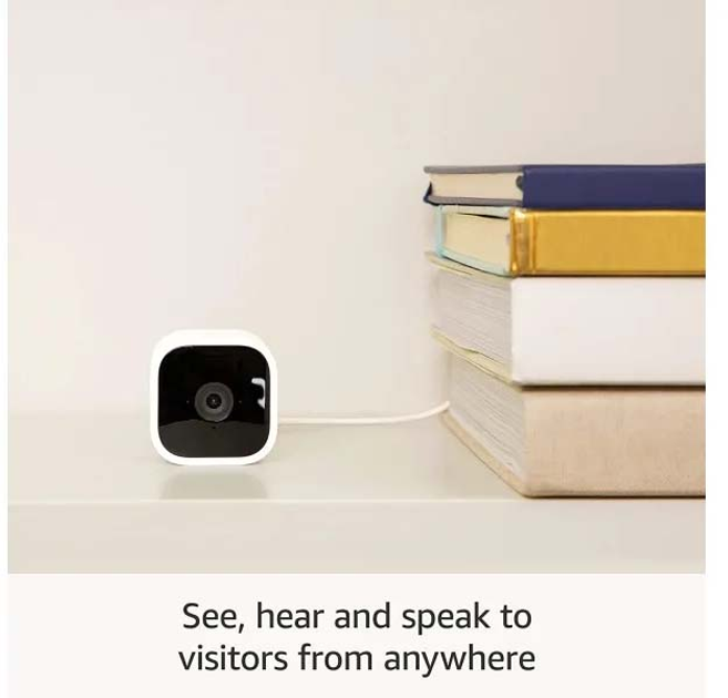 Kamera IP BLINK Mini Indoor Smart Wireless Security Camera White (0840080559834) - obraz 3