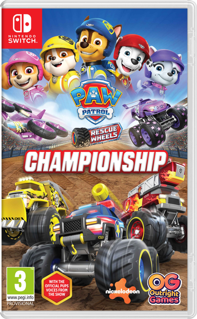 Gra Nintendo Switch Psi Patrol Rescue Wheels: Championship (Kartridż) (5061005356085) - obraz 1