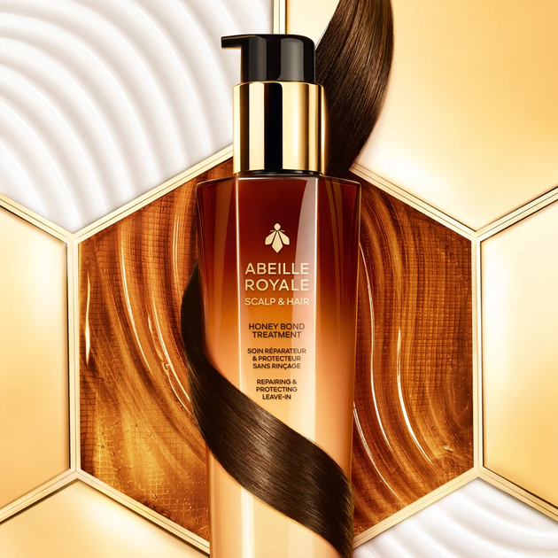 Засіб для догляду за волоссям Guerlain Abeille Royale Scalp & Hair Honey Bond Treatment незмивний 150 мл (3346470620766) - зображення 4