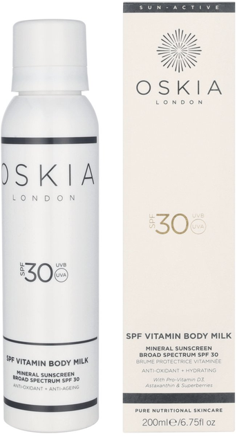 Сонцезахисне молочко для тіла Oskia Vitamin Body Milk SPF 30 15 мл (5032410043594) - зображення 2