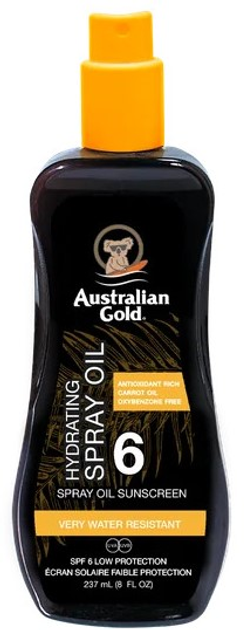Спрей для засмаги Australian Gold Hydrating Sunscreen SPF 6 237 мл (54402730102) - зображення 1