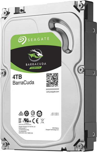 Жорсткий диск Seagate BarraCuda Compute HDD 4TB 5400rpm 256МБ 3.5 SATA III (ST4000DMA04) - зображення 2