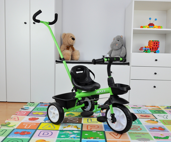 Rowerek trójkołowy Milly Mally Axel Zielony (5901761125498) - obraz 7