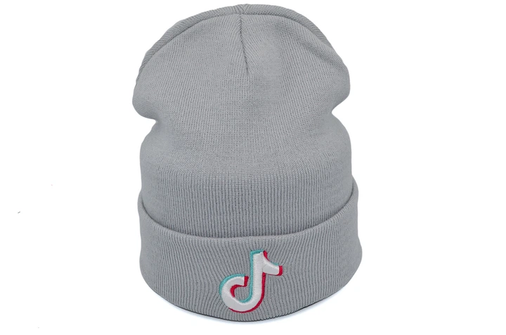 Шапка Hip Hop Shop Tik Tok 55-59 см светло-серая (H-08118-165) - Фото 1 Шапка Hip Hop Shop Tik Tok 55-59 см светло-серая (H-08118-165) - изображение 1