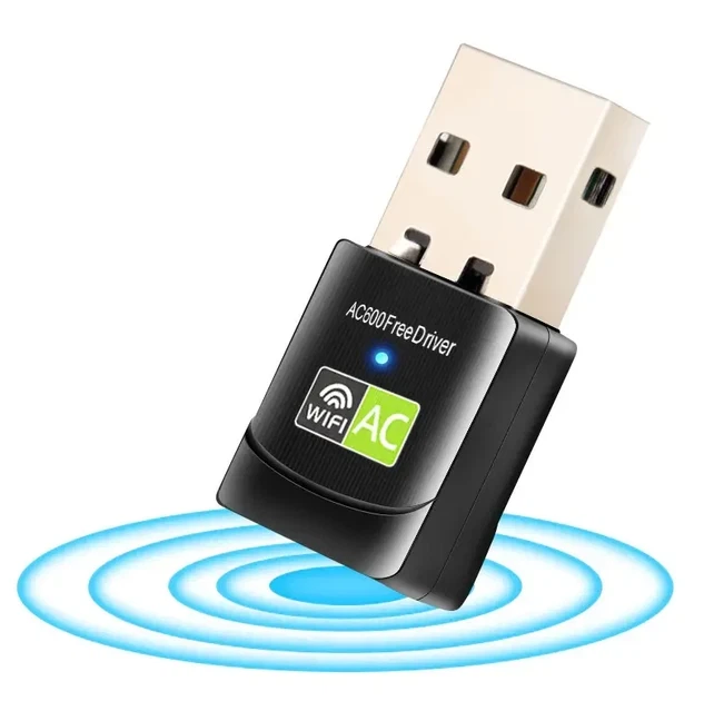 Двухдиапазонный WiFi Мини-USB адаптер, 2.4 ГГц / 5 ГГц - Фото 1 Двухдиапазонный WiFi Мини-USB адаптер, 2.4 ГГц / 5 ГГц - изображение 1