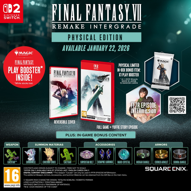 Gra Nintendo Switch 2 Final Fantasy VII: Remake Intergrade (Klucz elektroniczny) (5021290102262) - obraz 9