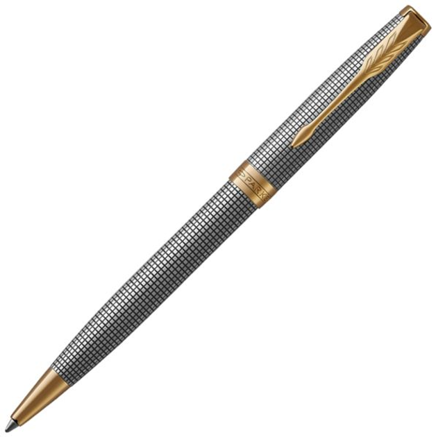 Długopis Parker Sonnet Premium Chiselled Silver GT (88 232) - obraz 1