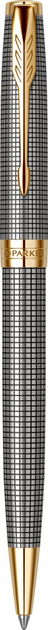 Długopis Parker Sonnet Premium Chiselled Silver GT (88 232) - obraz 4