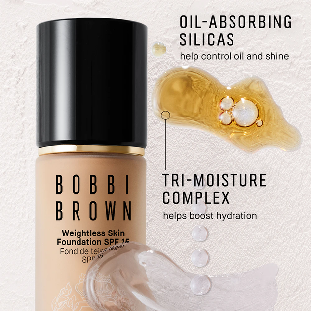 Тональний крем для обличчя Bobbi Brown Weightless Skin Foundation SPF 15 Cool Ivory 30 мл (716170285559) - зображення 6