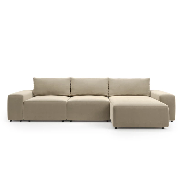 Угловой диван VIHOME Pure 2 344х170 см Bonnel к.т. 1 Бежевый - Фото 2 Угловой диван VIHOME Pure 2 344х170 см Bonnel к.т. 1 Бежевый - изображение 2