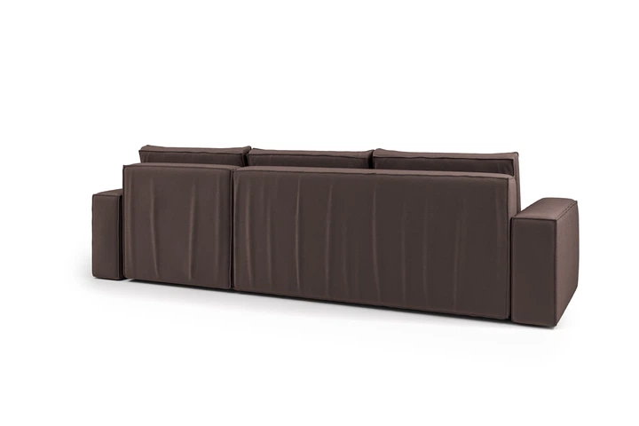 Угловой диван VIHOME Soft X 320х160 см Bonnel к.т. 1 Коричневый - Фото 8 Угловой диван VIHOME Soft X 320х160 см Bonnel к.т. 1 Коричневый - изображение 8