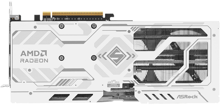 Karta graficzna ASRock PCI-Ex Radeon RX 9060 XT Steel Legend 8 GB OC GDDR6 (128bit) (3320/20000) (HDMI, 2 x DisplayPort) (90-GA5ZZZ-00UANF) - obraz 5