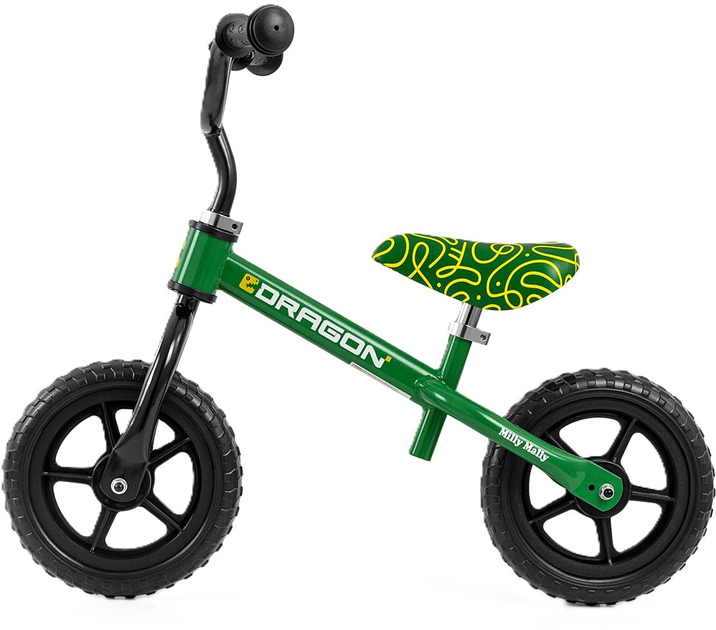 Rowerek biegowy Milly Mally Dragon Zielony (5907090700207) - obraz 1