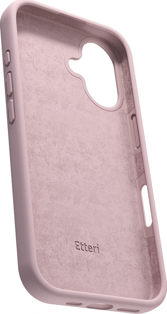 Etui plecki Etteri Silicone Case do Apple iPhone 16 Light Pink (5900495029386) - obraz 4
