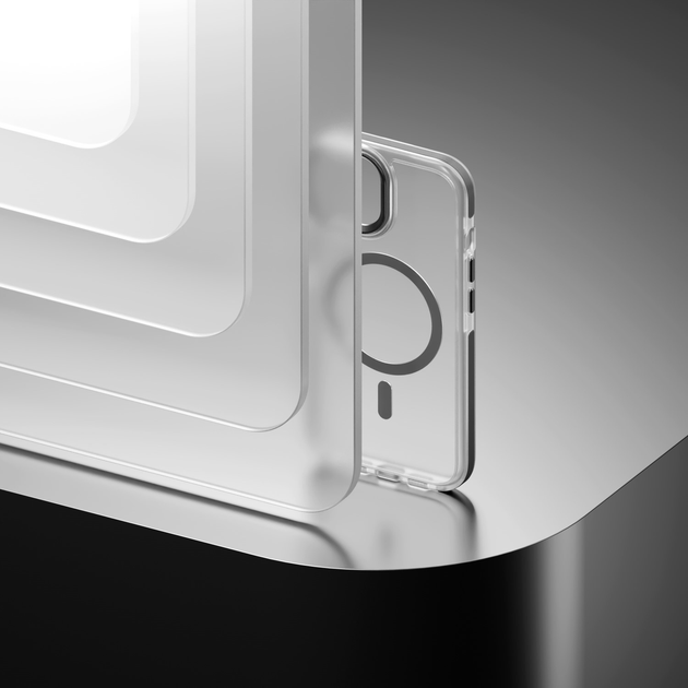Панель Etteri Icy Mag для Apple iPhone 12 / 12 Pro Black/Transparent (5907504559933) - зображення 5