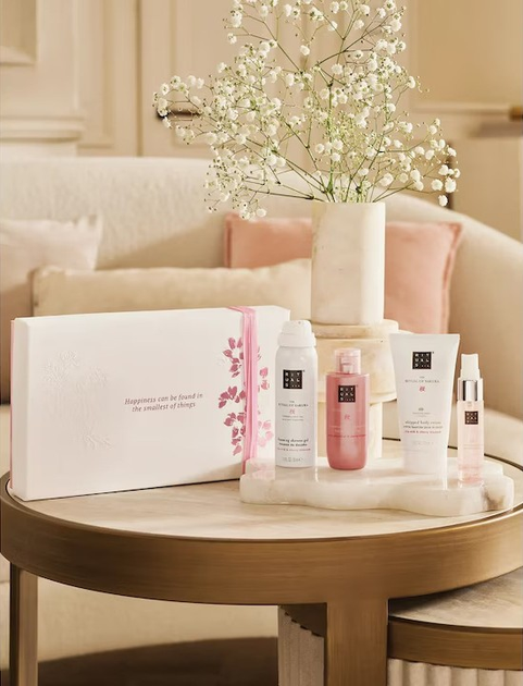 Набір Rituals The Ritual Of Sakura Small 2025 Гель-піна для душу 50 мл + Крем для тіла 70 мл + Спрей для волосся та тіла 20 мл + Олія для душу 75 мл (8719134201659) - зображення 3