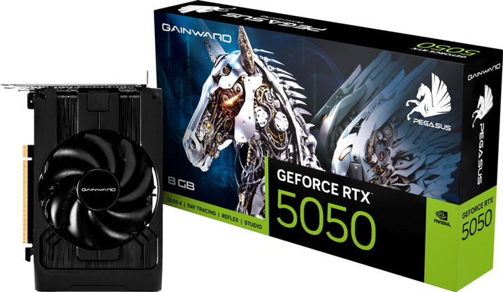 Karta graficzna Gainward PCI-Ex GeForce RTX 5050 Pegasus 8GB GDDR6 (128bit) (2572/20000) (HDMI, 3 x DisplayPort) (NE65050019P1-GB2070E) - obraz 9
