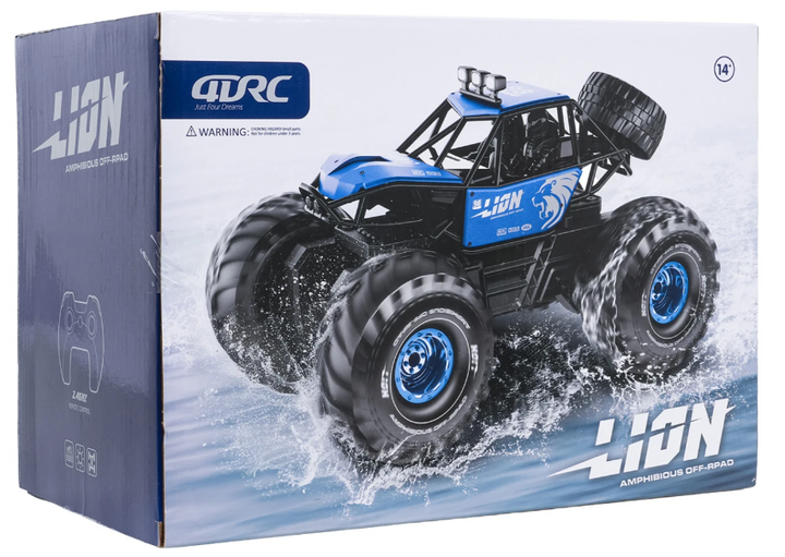 Samochód zdalnie sterowany R/C Pojazd LION Niebieski (5903864971026) - obraz 6