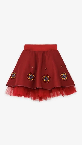 Костюм вышиванка(верх+низ) для девочки РОКСОЛАНА 140 см Бордовый shop (2000902589397) - Фото 6 Костюм вышиванка(верх+низ) для девочки РОКСОЛАНА 140 см Бордовый shop (2000902589397) - изображение 6