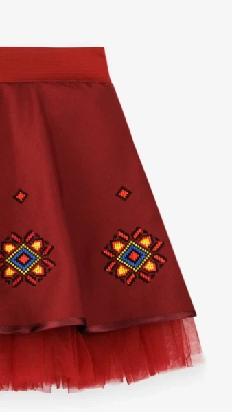 Костюм вышиванка(верх+низ) для девочки РОКСОЛАНА 140 см Бордовый shop (2000902589397) - Фото 7 Костюм вышиванка(верх+низ) для девочки РОКСОЛАНА 140 см Бордовый shop (2000902589397) - изображение 7