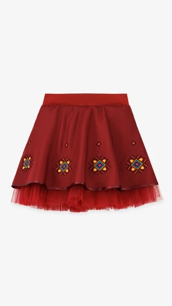 Костюм вышиванка(верх+низ) для девочки РОКСОЛАНА 140 см Бордовый shop (2000902589397) - Фото 8 Костюм вышиванка(верх+низ) для девочки РОКСОЛАНА 140 см Бордовый shop (2000902589397) - изображение 8