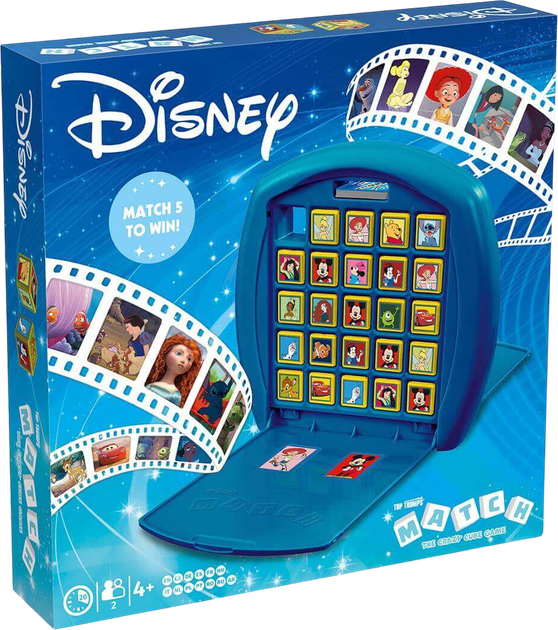 Настільна гра Winning Moves Top Trumps Match: Disney Класичні казки (англійське видання) (5053410005573) - зображення 1