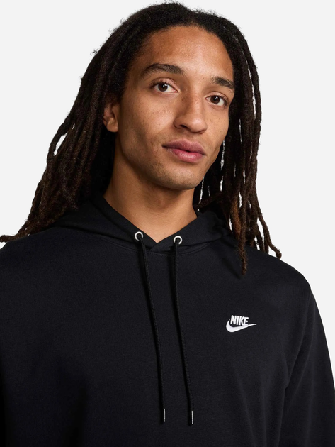 Bluza męska z kapturem Nike M Nk Club Ft Po Hoodie FN3866-010 L Czarna (197593331267) - obraz 4