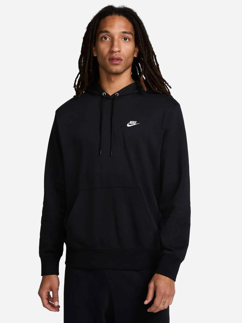 Bluza męska z kapturem Nike M Nk Club Ft Po Hoodie FN3866-010 S Czarna (197593356567) - obraz 1