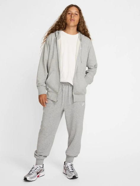 Толстовка на блискавці чоловіча Nike M Nk Club Ft Fz Hoodie FN3884-063 XL Сіра (197593322814) - зображення 3