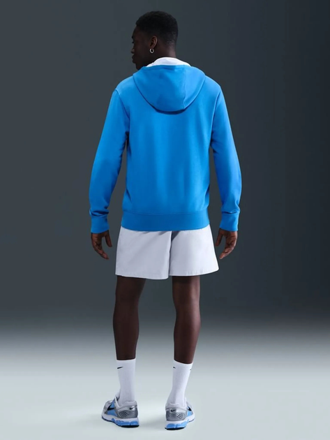 Толстовка на блискавці чоловіча Nike M Nk Club Ft Fz Hoodie FN3884-435 S Синя (198481696680) - зображення 4