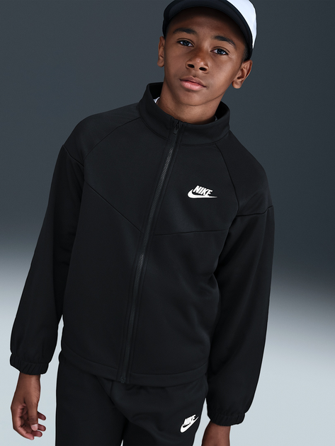 Dres młodzieżowy dla dziewczynki (bluza + spodnie) Nike K Nsw Df Tracksuit Pk Fz HQ9315-010 137-146 cm (M) Czarny (198481303731) - obraz 4