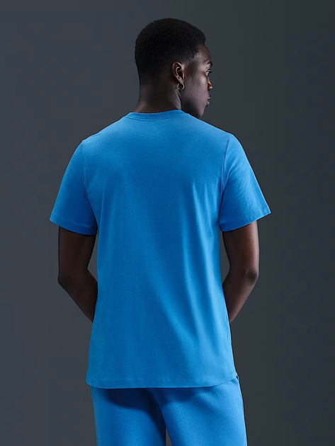 Koszulka męska bawełniana długa Nike M Nsw Club Tee AR4997-435 S Niebieska (193147811964) - obraz 2