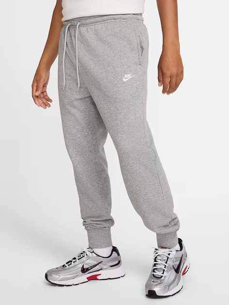 Спортивні штани чоловічі Nike M Nk Club Ft Jogger FN3801-063 L Сірі (197593357151) - зображення 1