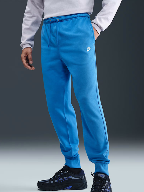 Спортивні штани чоловічі Nike M Nk Club Ft Jogger FN3801-435 M Сині (198481673025) - зображення 1