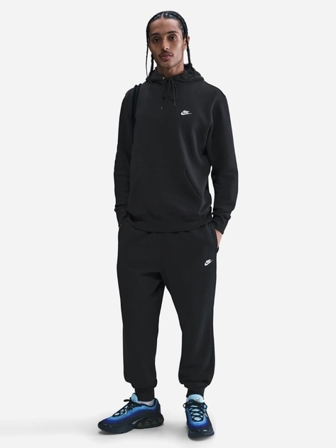 Худі утеплене чоловіче Nike M Nk Club Bb Po Hoodie FN3859-010 S Чорне (197863313467) - зображення 3