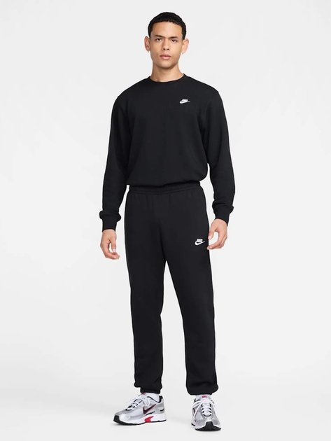 Bluza bez kaptura męska Nike M Nk Club Ft Crew FN3888-010 XL Czarna (197593336637) - obraz 3