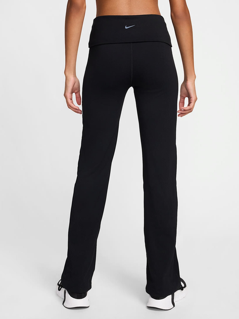 Спортивні штани жіночі Nike W Nk Df One Hr Fldovr Pant FV7848-010 L Чорні (197596801804) - зображення 2