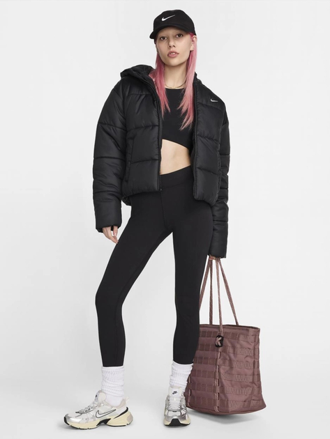 Куртка зимова коротка жіноча Nike W Nsw Tf Synfl Nk Clsc Pfr FZ5899-010 XS Чорна (197596213072) - зображення 3