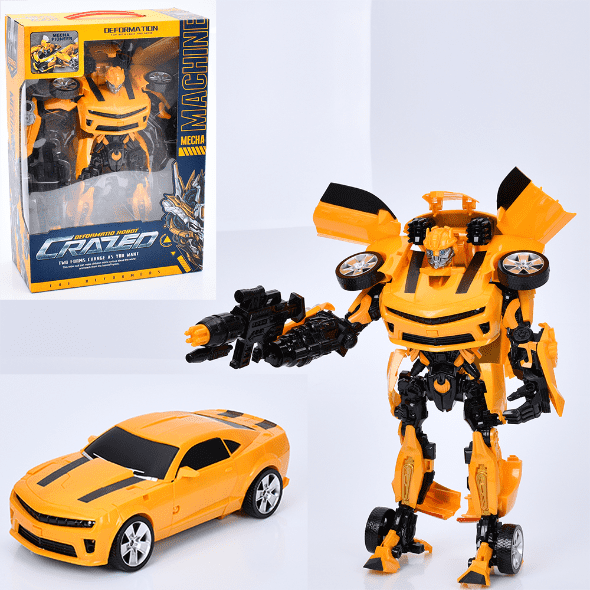 Трансформер ToyCloud Бамблби Chevrolet Camaro, 36 см W8826A - изображение 6