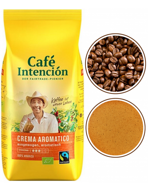 Кава в зернах DARBOVEN Cafe Intencion Ecologico Cafe Crema 1 кг - Фото 1 Кава в зернах DARBOVEN Cafe Intencion Ecologico Cafe Crema 1 кг - изображение 1